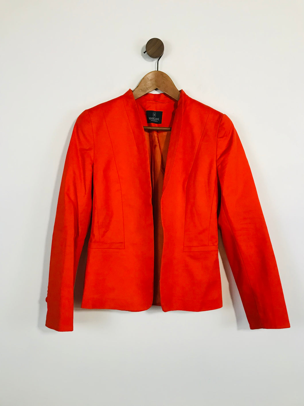 Madeleine Women's Smart Blazer Jacket | UK10 | Orange