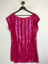 Load image into Gallery viewer, Monsoon Women&#39;s Sequin Blouse NWT | UK14 | Pink

