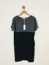 Load image into Gallery viewer, The White Company White Label Women’s Colour Block Shift Dress NWT | UK8 | Black Grey
