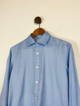 Load image into Gallery viewer, TM Lewin Men&#39;s Fitted Button-Up Shirt | 15.5 | Blue
