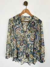Load image into Gallery viewer, Zara Women&#39;s Boho Paisley Button-Up Shirt | M UK10-12 | Multicoloured
