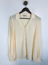 Load image into Gallery viewer, Somerset by Alice Temperley Women&#39;s Button Blouse | UK12 | Beige
