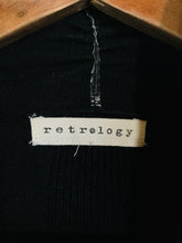 Load image into Gallery viewer, Retrology Women&#39;s Open Cardigan | XL | Black

