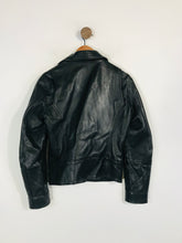 Load image into Gallery viewer, Zapa Paris Women&#39;s Leather Biker Jacket | EU38 UK10 | Black
