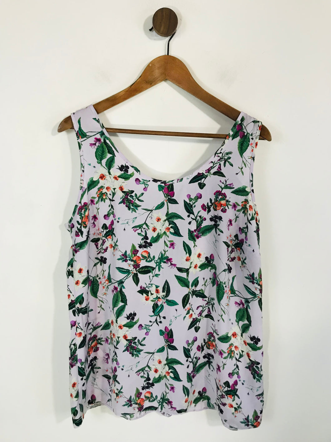 M&S Women's Floral Lounge Tank Top NWT | UK12 | Multicoloured