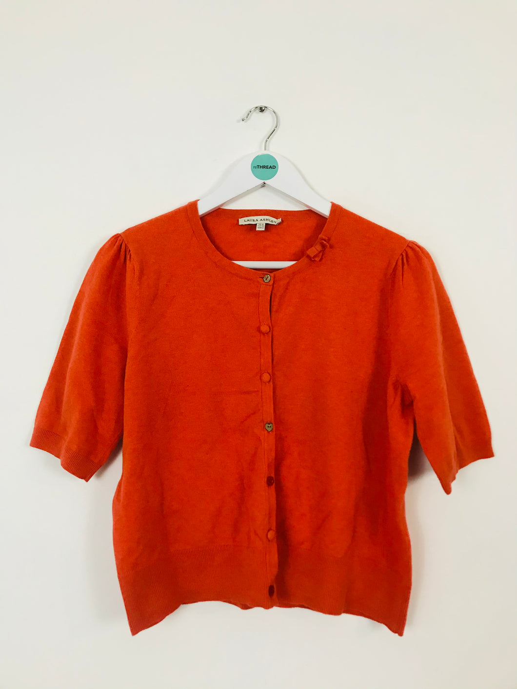 Laura Ashley Women’s Button-up Blouse | UK16 | Orange
