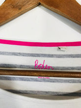 Load image into Gallery viewer, Boden Women&#39;s Striped Long Sleeve T-Shirt | UK14 | White
