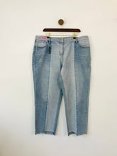 Load image into Gallery viewer, Next Women&#39;s Two Toned Relaxed Straight Jeans NWT | UK18 | Blue
