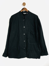 Load image into Gallery viewer, Uniqlo Women’s Cotton Button-Up Shirt | L | Black
