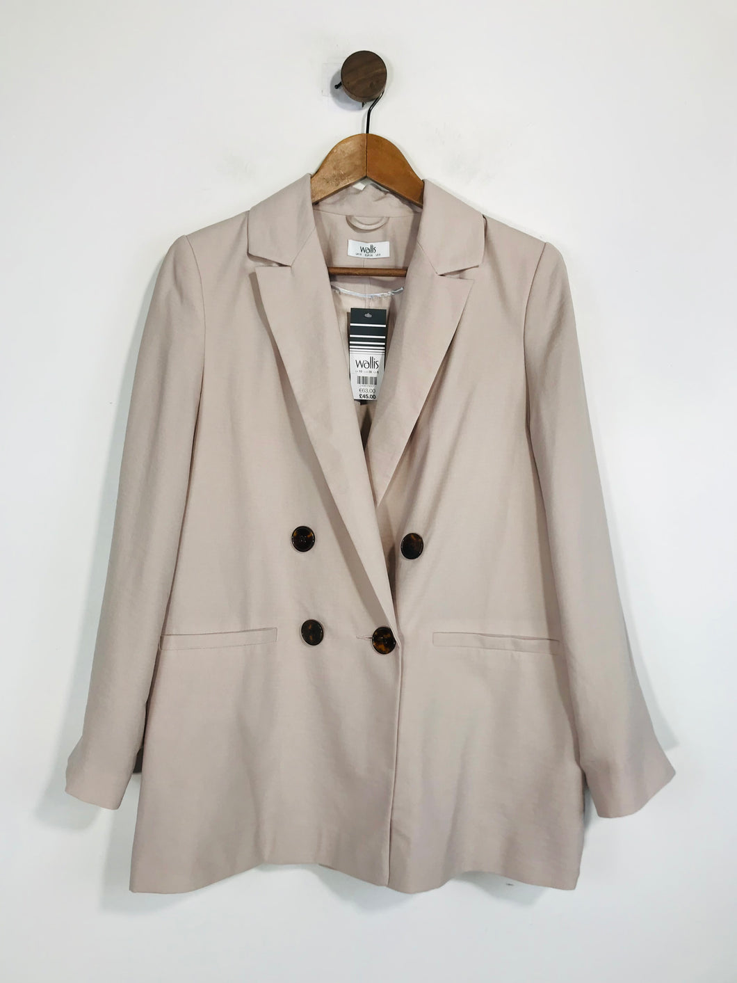 Wallis Women's Blazer Jacket NWT | UK10 | Beige
