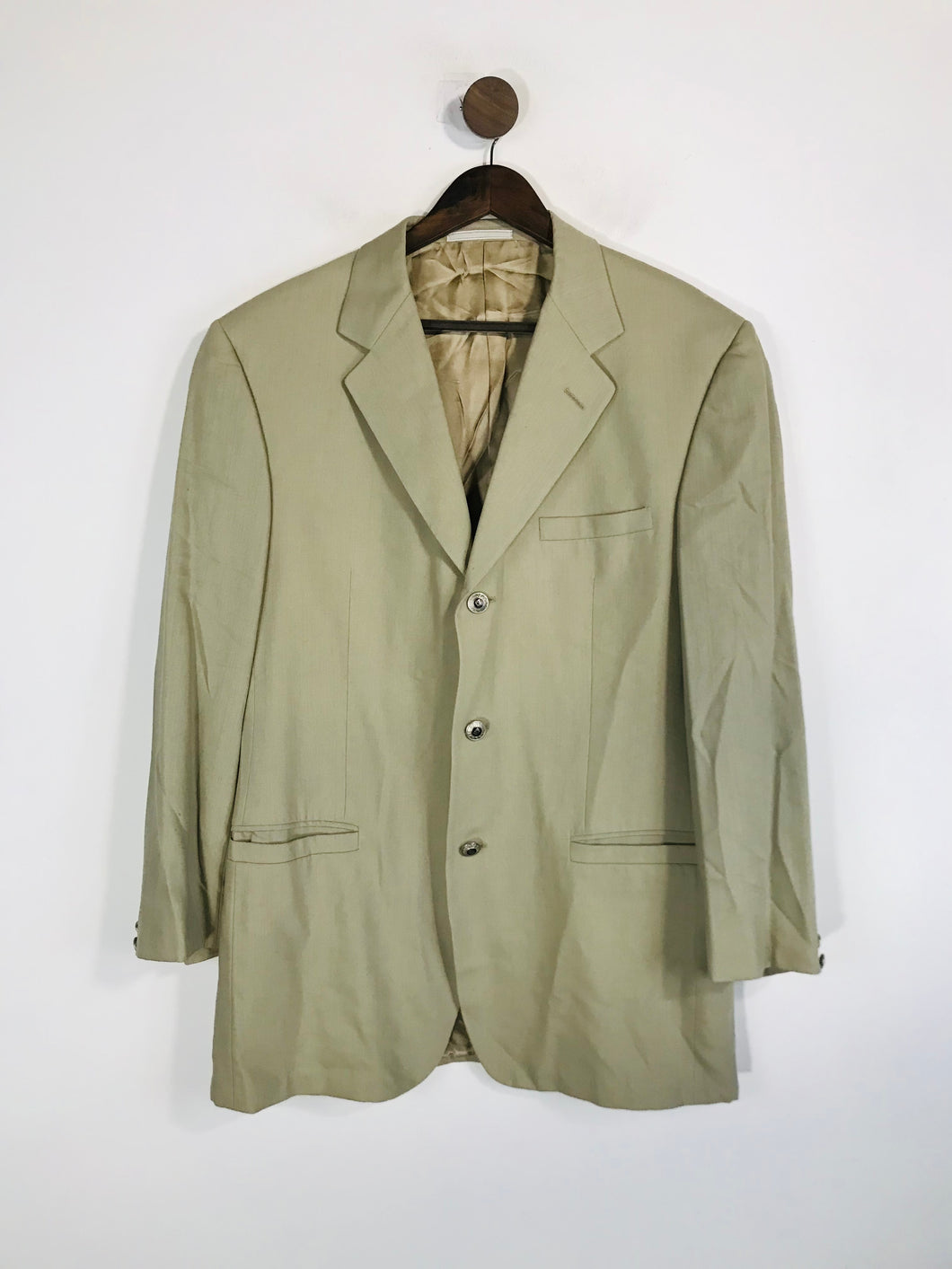 Versace Men's Smart Vintage Blazer Jacket | 50 | Beige