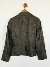 Load image into Gallery viewer, Kaliko Women&#39;s Linen Blazer Jacket | UK8 | Brown
