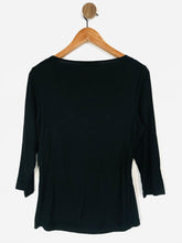 Load image into Gallery viewer, Fenn Wright Manson Women&#39;s Cowl Neck T-Shirt  | M UK12 | Black
