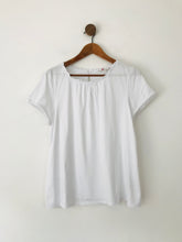 Load image into Gallery viewer, Boden Women&#39;s Ruffle T-Shirt | UK16 | White

