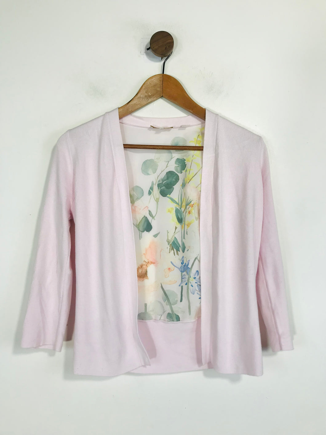 Ted Baker Women's Floral Cardigan | Size 0 | Pink