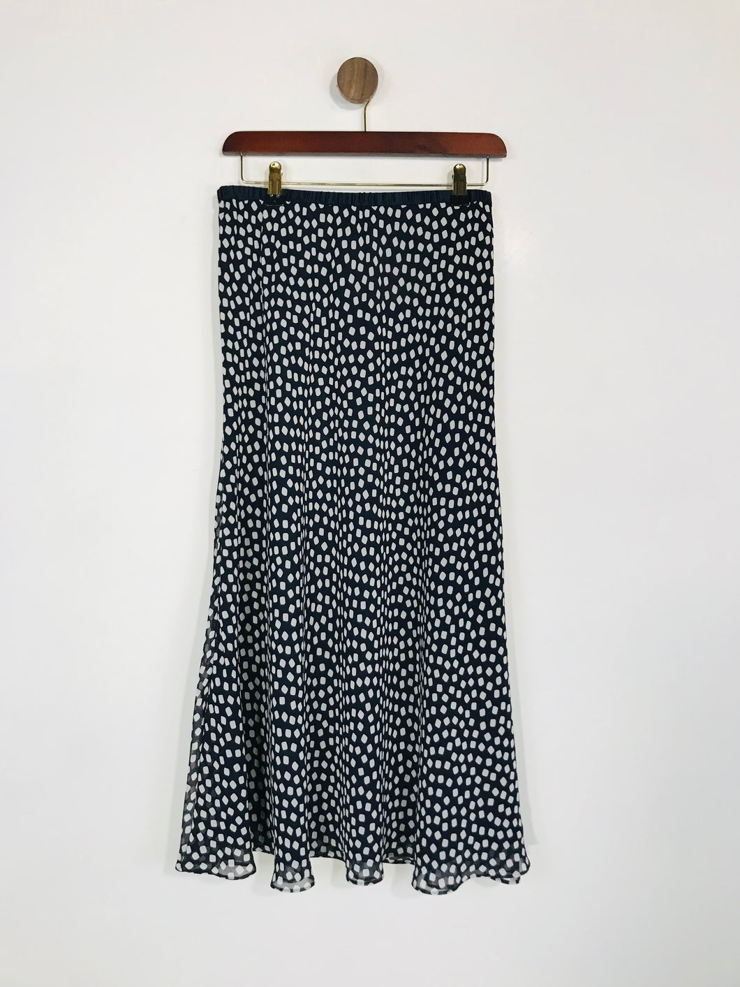 Jacques Vert Women's Polka Dot Maxi Skirt NWT | UK10 | Blue