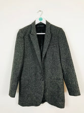 Load image into Gallery viewer, Zara Women’s Blazer-Style Overcoat | M | Grey
