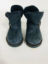 Load image into Gallery viewer, Zara Kid&#39;s Faux Fur Boots | EU20 | Blue
