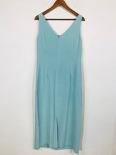 Load image into Gallery viewer, August Silk Women&#39;s Silk Vintage Shift Dress | UK14 | Blue
