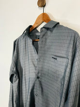 Load image into Gallery viewer, Kickers Men&#39;s Check Gingham Smart Button-Up Shirt | M | Grey
