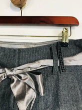 Load image into Gallery viewer, River Island Women&#39;s Wool Wide Leg Smart Trousers | UK12 | Grey
