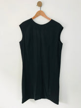 Load image into Gallery viewer, Cos Women&#39;s Silk Sleeveless Shift Dress | M UK10-12 | Black
