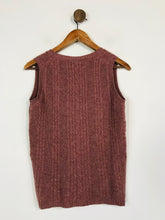 Load image into Gallery viewer, Brora Women&#39;s Cashmere Sweater Jumper Vest | UK8 | Pink
