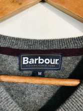 Load image into Gallery viewer, Barbour Men&#39;s Wool V-Neck Jumper | M | Grey
