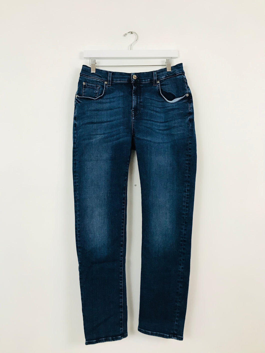 7 For All Mankind Women’s Stretch Slim Skinny Jeans | 29 UK10-12 | Blue