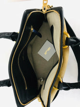 Load image into Gallery viewer, Diane von Furstenberg Leather Shoulder Bag NWT | Black and Beige

