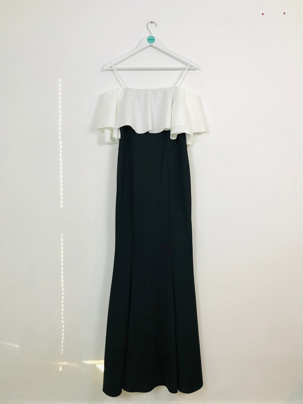 Coast Women’s Maxi Evening Sheath Dress NWT | UK16 | Black and White