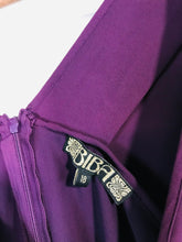Load image into Gallery viewer, Biba Women&#39;s Tunic Cape Shift Dress | UK18 | Purple
