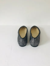 Load image into Gallery viewer, Mint Velvet Women&#39;s Glitter Slip-on Ballet Shoes NWT | 38 UK5 | Grey
