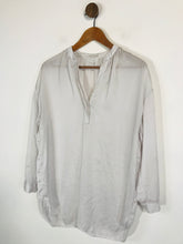Load image into Gallery viewer, The White Company Women&#39;s Satin Blouse | UK8 | White

