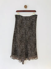 Load image into Gallery viewer, Fenn Wright Manson Women&#39;s Silk Midi A-Line Skirt | UK14 | Brown
