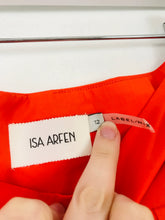 Load image into Gallery viewer, Isa Arfen Women’s Pleated A-Line Midi Skirt | UK12 | Orange
