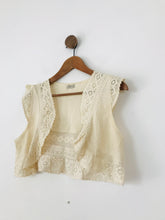 Load image into Gallery viewer, Noa Noa Women&#39;s Crochet Bolero Vest | L UK14 | Beige
