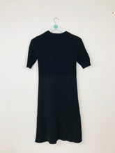 Load image into Gallery viewer, Cos Womens Knit Knee Length A-Line Dress | XS | Black
