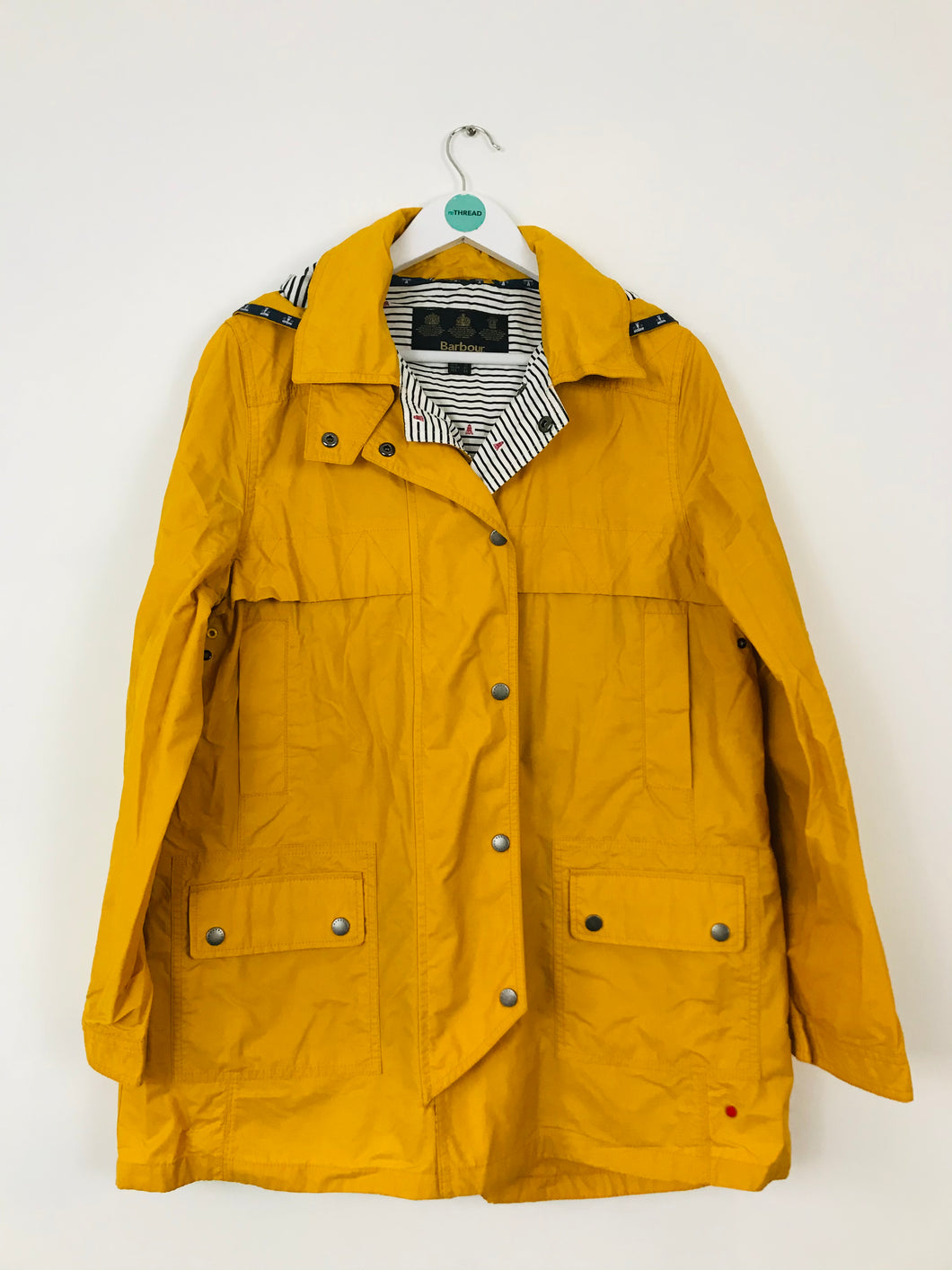 Barbour Women’s Rain Coat Anorak Jacket | UK14 | Yellow