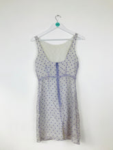Load image into Gallery viewer, Cynthia Rowley Polka-Dot Shift Dress | US6 UK10 | Purple
