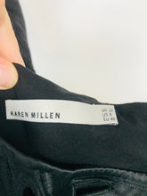 Load image into Gallery viewer, Karen Millen Women&#39;s Asymmetrical Fitted Bodycon Dress | UK12 | Black

