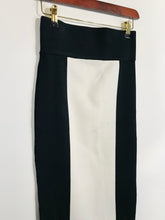 Load image into Gallery viewer, Balmain x H&amp;M Women&#39;s Colour Block Smart Pencil Skirt | 38 | Black
