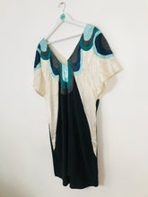 Load image into Gallery viewer, Carmakoma Women’s V-Neck Oversized Kaftan Dress | Plus Size S UK14-16 | White Multi
