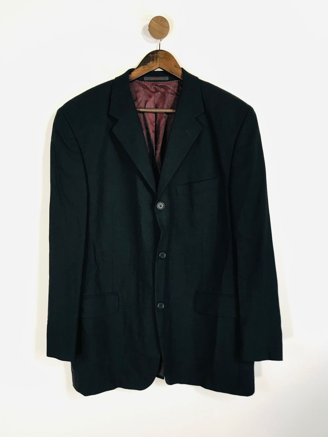 Ted Baker Men's Wool Blazer Jacket | L | Black