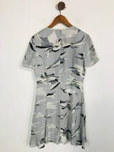 Load image into Gallery viewer, Reiss Women&#39;s Floral A-Line Dress | UK10 | Grey
