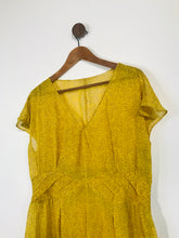 Load image into Gallery viewer, LK Bennett Women&#39;s Flowy Shift Dress | UK16 | Yellow
