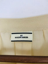 Load image into Gallery viewer, Malene Birger Women’s Silk Long Sleeve Blouse Shirt | 40 UK14 | Yellow
