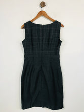Load image into Gallery viewer, NW3 Hobbs Women&#39;s Check Sleeveless Pinafore Dress | UK10 | Grey
