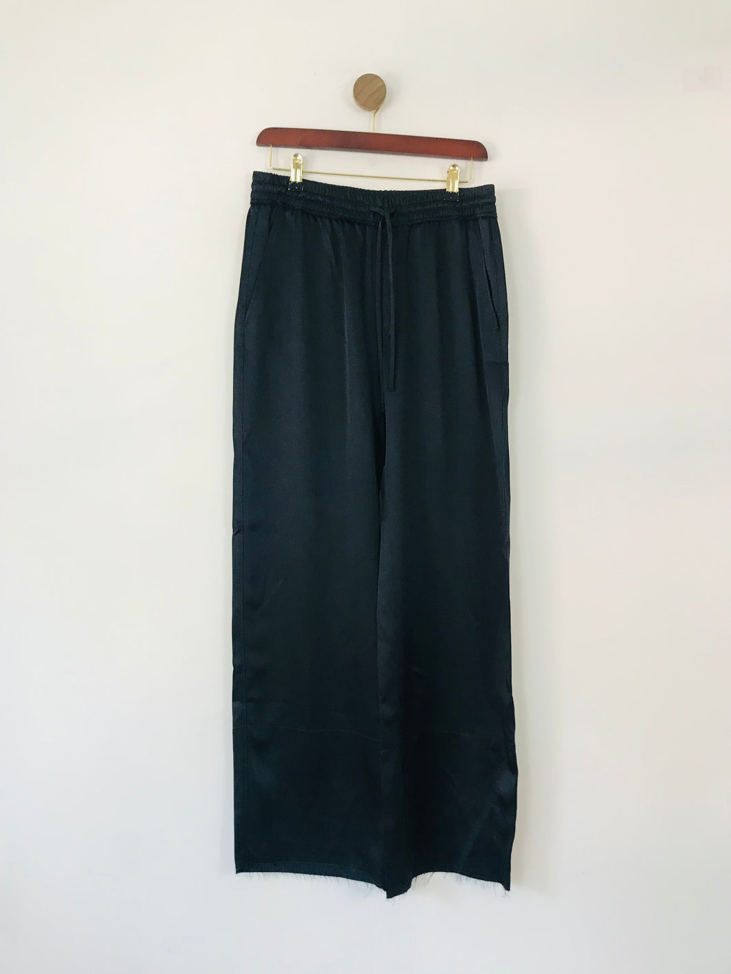 Zara Women's Wide Leg Culottes Trousers | M UK10-12 | Black