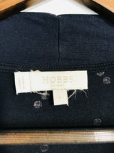 Load image into Gallery viewer, Hobbs Women&#39;s Polka Dot Long Sleeve T-Shirt | S UK8 | Blue
